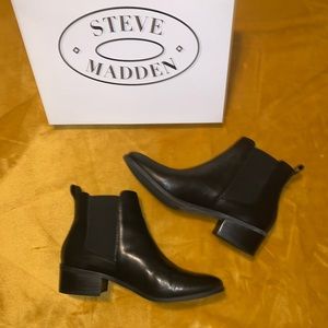 Steve Madden Black Booties